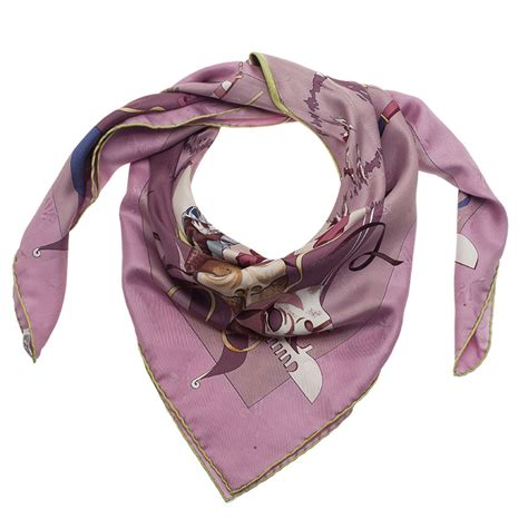 hermes purple silk scarf|Hermes scarf clearance.